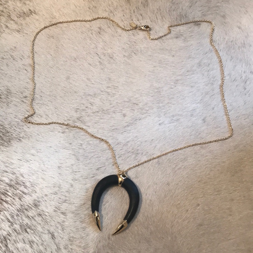Alexis Bittar Double Horn Pendant